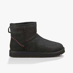 Ugg Classic Mini Deco Men Classic Boots Black (9713IAHBU)